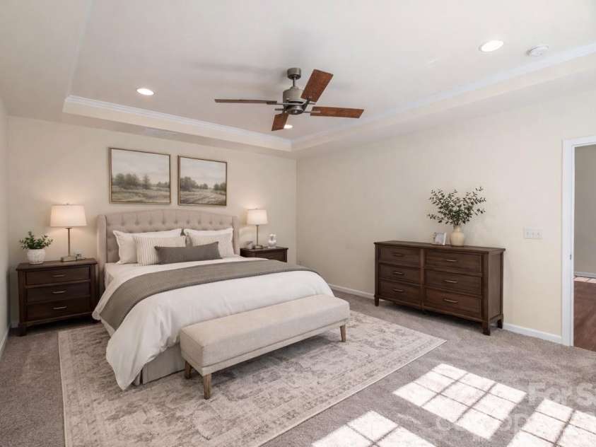 7420 Tullamore Glen, Huntersville, NC 28078.  MLS# CAR4323315, YatesRealty ID 24431. Virtually Staged Primary on main
