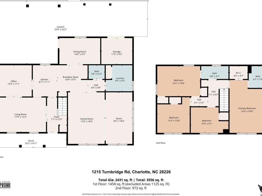 1215 Turnbridge Road, Charlotte, NC 28226.  MLS# CAR4374736, YatesRealty ID 24444. 