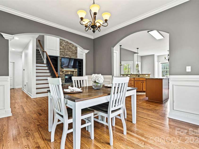 3207 Oak Ridge Circle, Lincolnton, NC 28092.  MLS# CAR4243649, YatesRealty ID 24455. Formal dining area