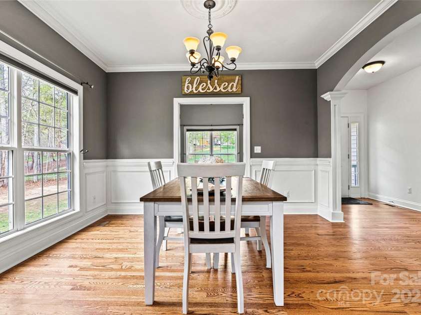 3207 Oak Ridge Circle, Lincolnton, NC 28092.  MLS# CAR4243649, YatesRealty ID 24455. Formal dining area