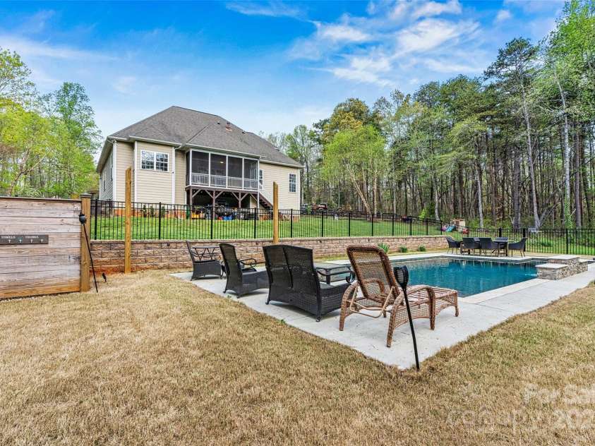 3207 Oak Ridge Circle, Lincolnton, NC 28092.  MLS# CAR4243649, YatesRealty ID 24455. Pool area