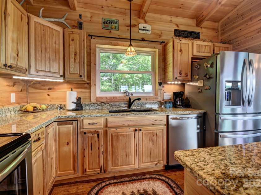 211 Sky Drive, Maggie Valley, NC 28751.  MLS# CAR4276346, YatesRealty ID 24456. Another View of the Kitchen