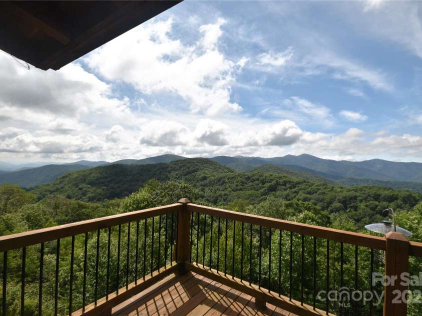 211 Sky Drive, Maggie Valley, NC 28751.  MLS# CAR4276346, YatesRealty ID 24456. Deck View 3