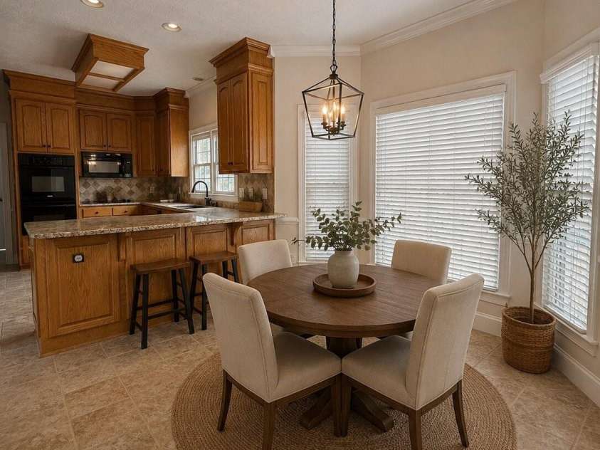 8219 Deer Drive, Harrisburg, NC 28075.  MLS# CAR4372897, YatesRealty ID 24458. Breakfast Area