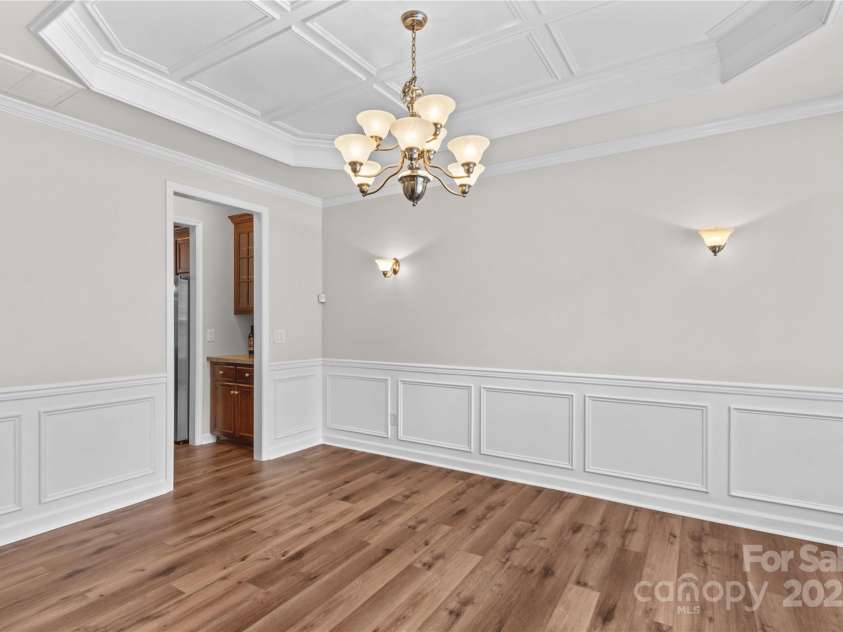 1011 Wadsworth Lane, Indian Trail, NC 28079.  MLS# CAR4273243, YatesRealty ID 24459. Dining room from foyer