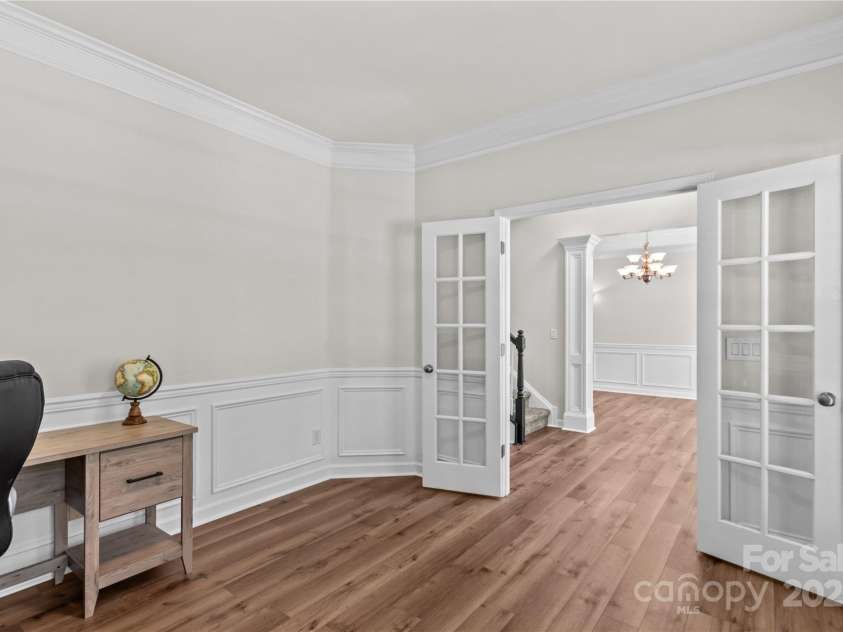 1011 Wadsworth Lane, Indian Trail, NC 28079.  MLS# CAR4273243, YatesRealty ID 24459. Office off of foyer