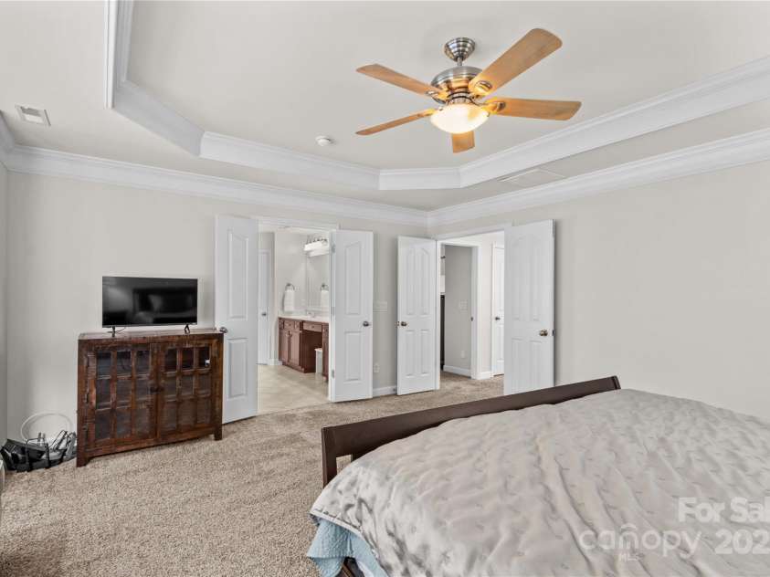 1011 Wadsworth Lane, Indian Trail, NC 28079.  MLS# CAR4273243, YatesRealty ID 24459. Primary bedroom