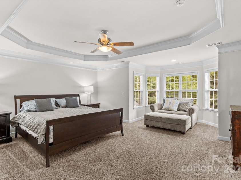 1011 Wadsworth Lane, Indian Trail, NC 28079.  MLS# CAR4273243, YatesRealty ID 24459. Primary bedroom with sitting area