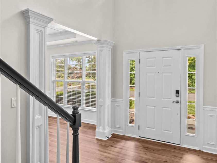 1011 Wadsworth Lane, Indian Trail, NC 28079.  MLS# CAR4273243, YatesRealty ID 24459. Two-story foyer
