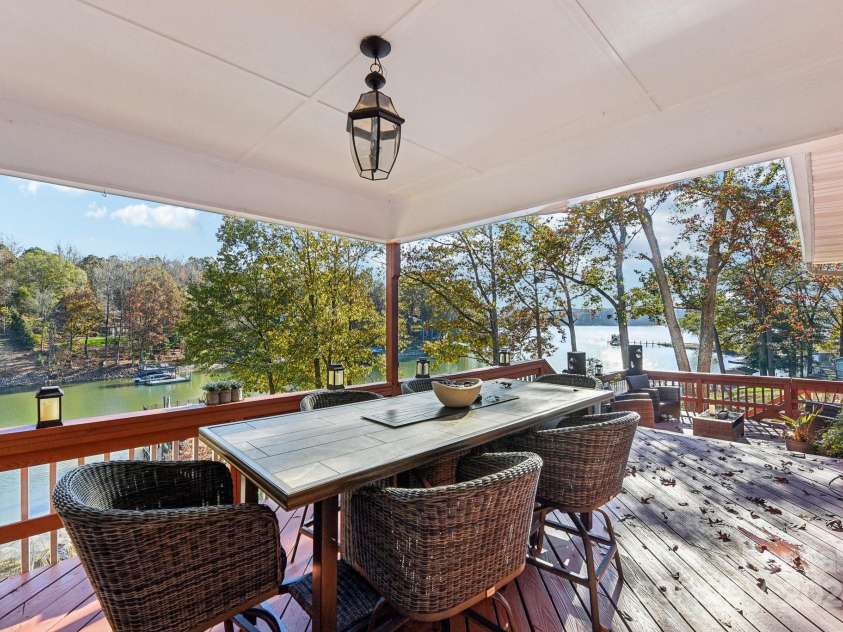 151 River Ridge Lane, Statesville, NC 28677.  MLS# CAR4177532, YatesRealty ID 24462. Backyard deck