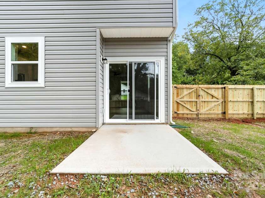 1008 Wilmouth Street, Shelby, NC 28021.  MLS# CAR4331809, YatesRealty ID 24464. View of Back Patio - Perfect for Enjoying Some Sweet Tea in Privacy 