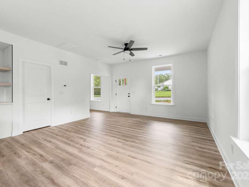 1008 Wilmouth Street, Shelby, NC 28021.  MLS# CAR4331809, YatesRealty ID 24464. View of Great Room from Dining Area