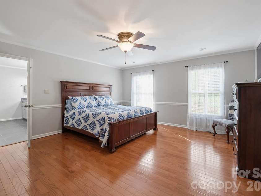 209 Frontier Circle, China Grove, NC 28023.  MLS# CAR4330628, YatesRealty ID 24471. Large Primary Bedroom with walk-in closet