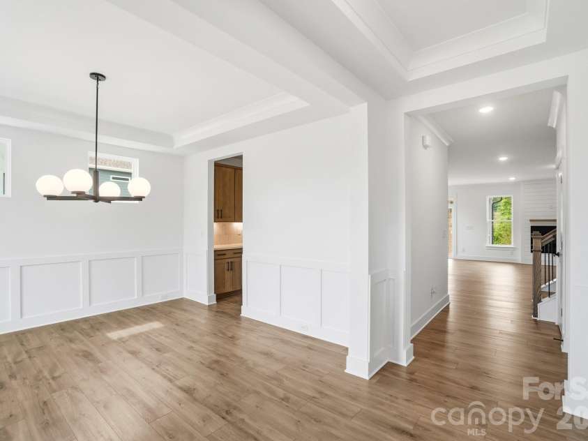 1367 Knob Creek Drive, Gastonia, NC 28054.  MLS# CAR4326656, YatesRealty ID 24477. Entryway and Dining Room