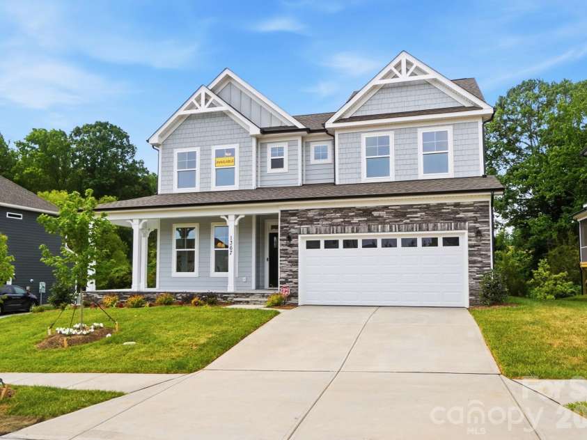 1367 Knob Creek Drive, Gastonia, NC 28054.  MLS# CAR4326656, YatesRealty ID 24477. Homesite 406 features a Davidson Z floorplan