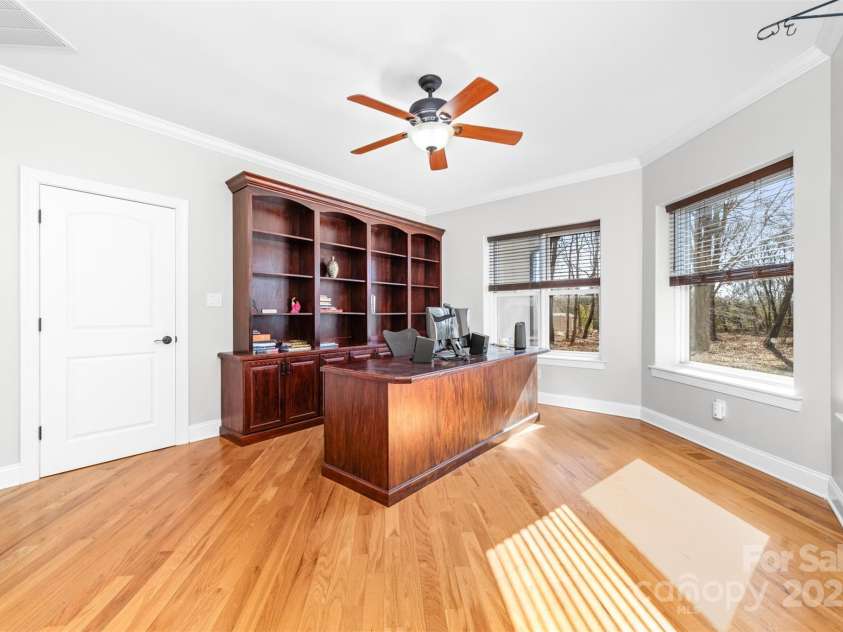 148 Castle Drive, Mooresville, NC 28117.  MLS# CAR4220201, YatesRealty ID 2448. Built in office furniture to convey with home
