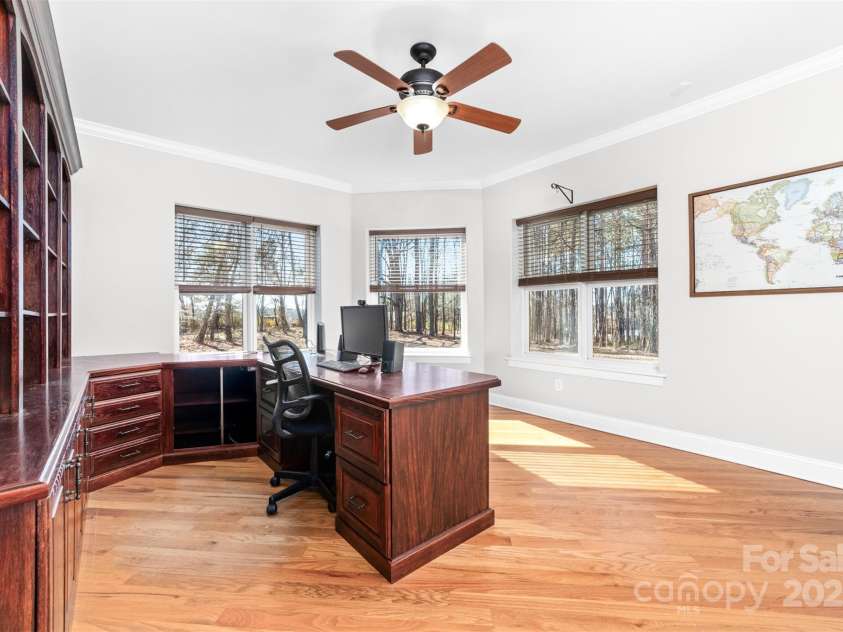 148 Castle Drive, Mooresville, NC 28117.  MLS# CAR4220201, YatesRealty ID 2448. Dedicated office just outside primary suite