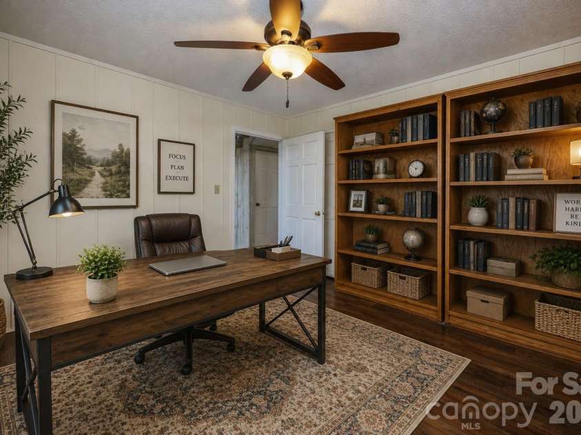 6350 Roscoe Road, Denton, NC 27239.  MLS# CAR4393192, YatesRealty ID 2448. Office virtually staged