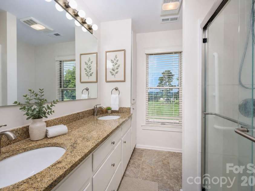 6350 Roscoe Road, Denton, NC 27239.  MLS# CAR4393192, YatesRealty ID 2448. Primary bathroom
