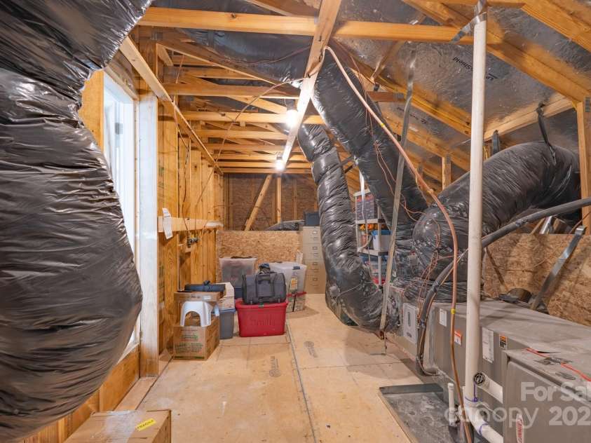 1038 Idyllic Lane, Waxhaw, NC 28173.  MLS# CAR4331673, YatesRealty ID 24480. Attic Storage