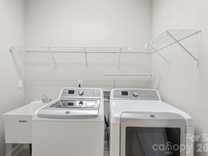18421 Neville Avenue, Cornelius, NC 28031.  MLS# CAR4413626, YatesRealty ID 24481. Laundry