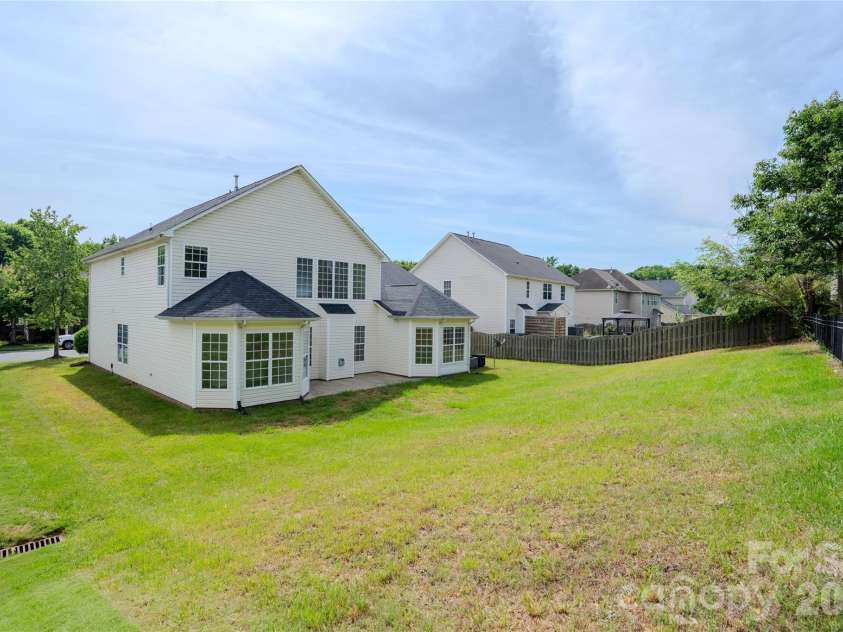 6002 Brook Valley Run, Monroe, NC 28110.  MLS# CAR4353854, YatesRealty ID 24482. Backyard view
