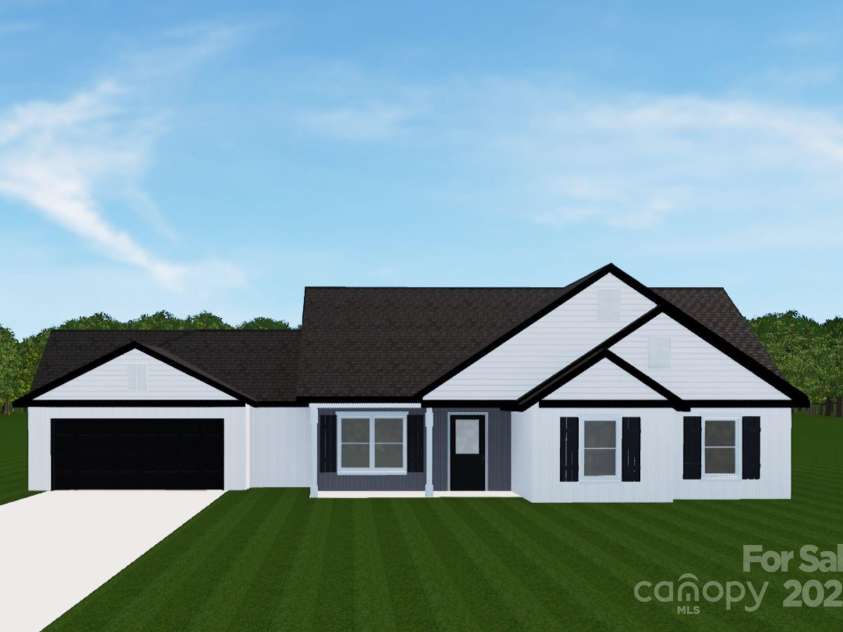 508 Shoal Road, Lincolnton, NC 28147.  MLS# CAR4277274, YatesRealty ID 24483. Digital Rendering of Front of Home