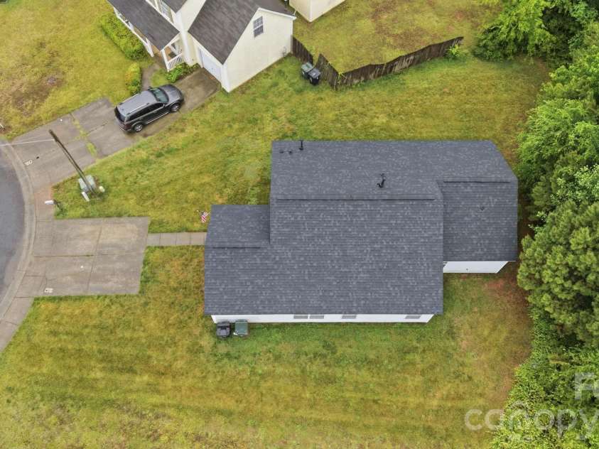 559 Railway Place, Concord, NC 28025.  MLS# CAR4380553, YatesRealty ID 24490. Aerial View