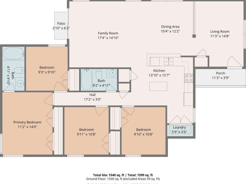 559 Railway Place, Concord, NC 28025.  MLS# CAR4380553, YatesRealty ID 24490. Floor Plan