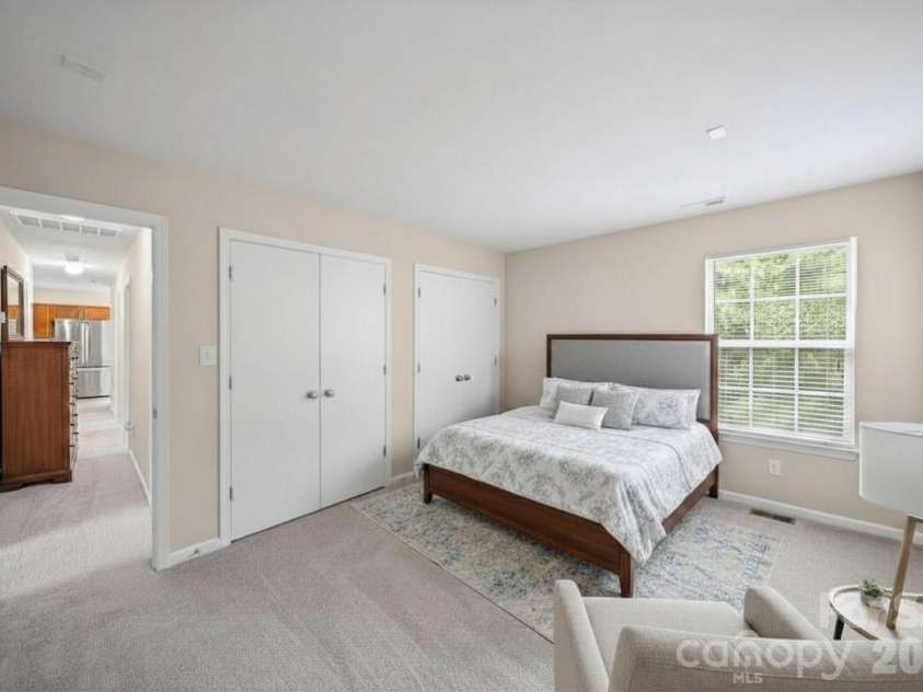 559 Railway Place, Concord, NC 28025.  MLS# CAR4380553, YatesRealty ID 24490. Primary Bedroom Virtually Staged Option 1