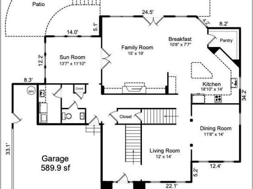 239 Sardis Pointe Road, Matthews, NC 28105.  MLS# CAR4373464, YatesRealty ID 24492. First Floor
