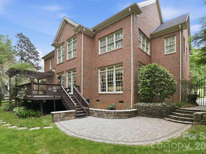 239 Sardis Pointe Road, Matthews, NC 28105.  MLS# CAR4373464, YatesRealty ID 24492. Rear of property