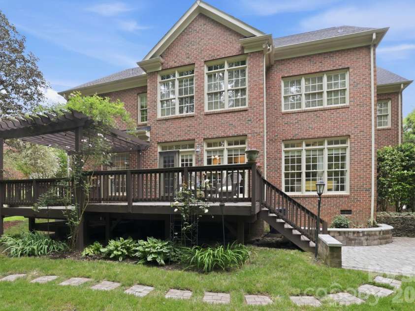 239 Sardis Pointe Road, Matthews, NC 28105.  MLS# CAR4373464, YatesRealty ID 24492. Rear of property