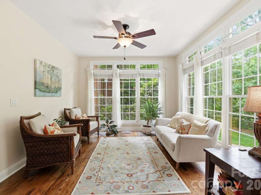 239 Sardis Pointe Road, Matthews, NC 28105.  MLS# CAR4373464, YatesRealty ID 24492. Sun room