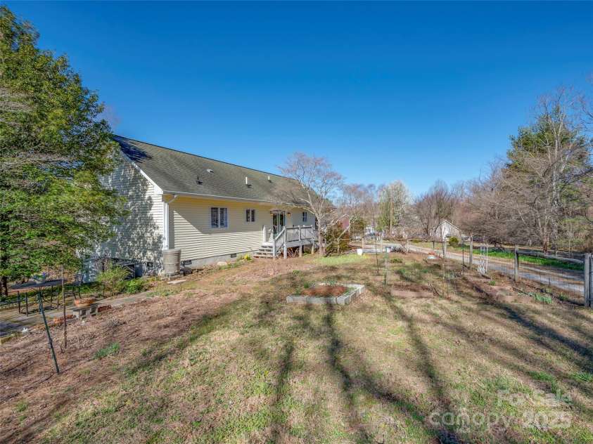 367 Cresent Street, Saluda, NC 28773.  MLS# CAR4235298, YatesRealty ID 2450. Back of the house view