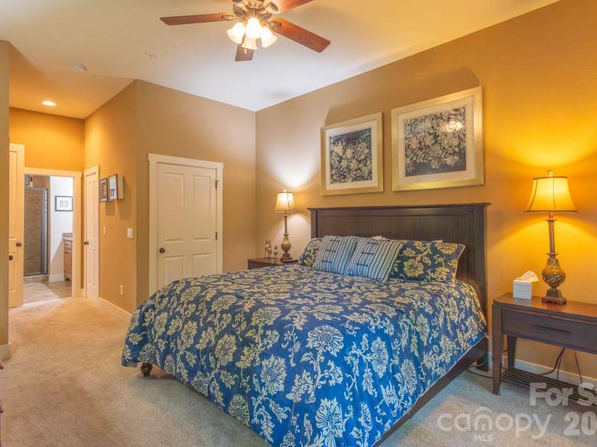 150-2 Saddle Notch Lane, Tuckasegee, NC 28783.  MLS# CAR4181029, YatesRealty ID 24503. Master bedroom has several closets
