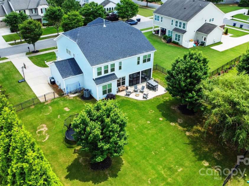 7322 Vesper Drive, Huntersville, NC 28078.  MLS# CAR4264938, YatesRealty ID 24507. Aerial