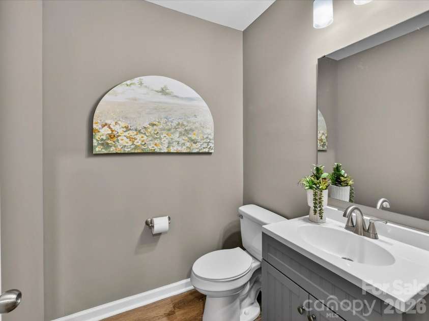 3504 Ringtail Drive, Waxhaw, NC 28173.  MLS# CAR4359232, YatesRealty ID 24519. Lower Level has Half Bath and Cabinet Vanity