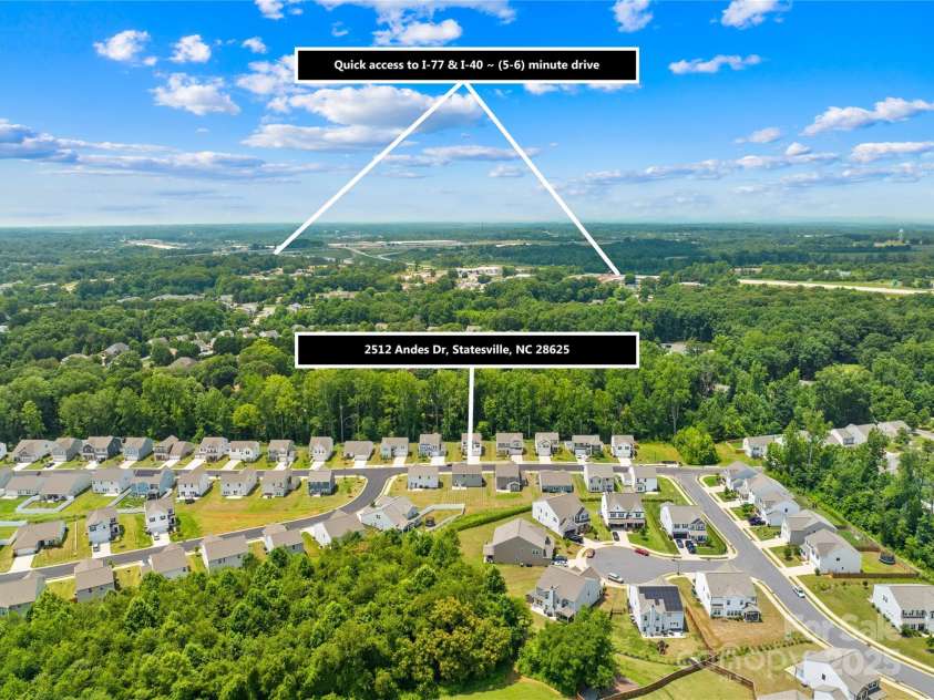 2512 Andes Drive, Statesville, NC 28625.  MLS# CAR4275635, YatesRealty ID 24522. 