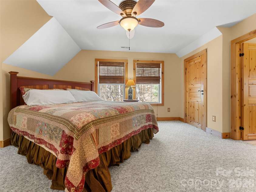 462 Deep Woods Lane, Saluda, NC 28773.  MLS# CAR4366925, YatesRealty ID 24522. Primary suite