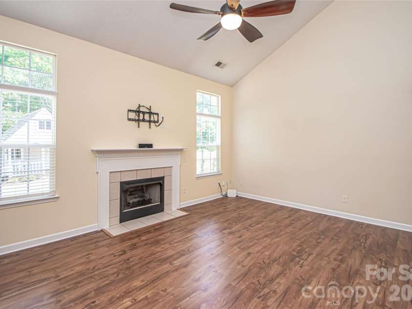 4708 Titus Court, Monroe, NC 28110.  MLS# CAR4371611, YatesRealty ID 24524. Large windows overlook backyard