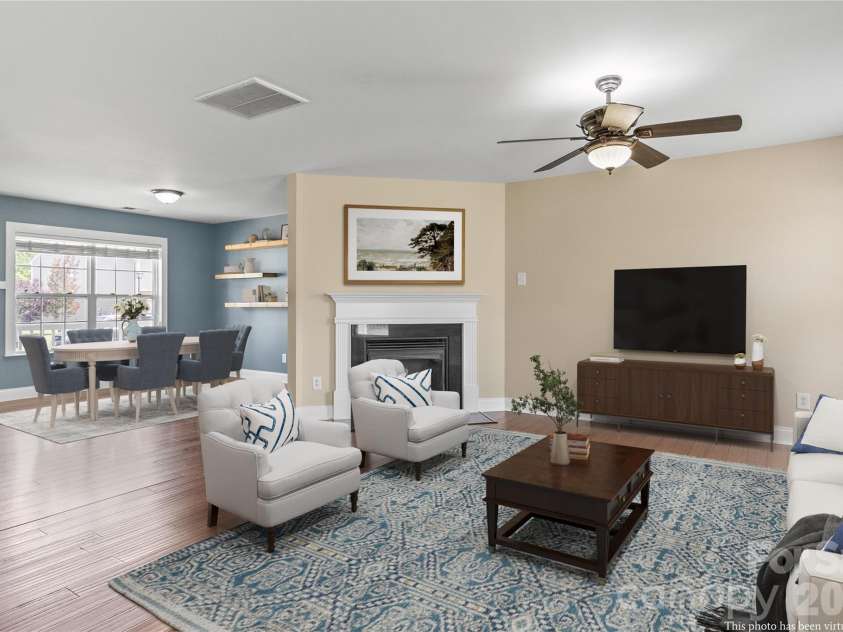 1507 Cold Creek Place, Huntersville, NC 28078.  MLS# CAR4380864, YatesRealty ID 24532. Virtually staged