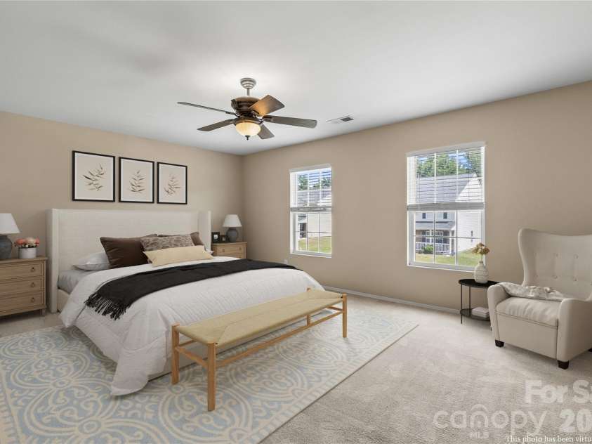 1507 Cold Creek Place, Huntersville, NC 28078.  MLS# CAR4380864, YatesRealty ID 24532. Virtually staged
