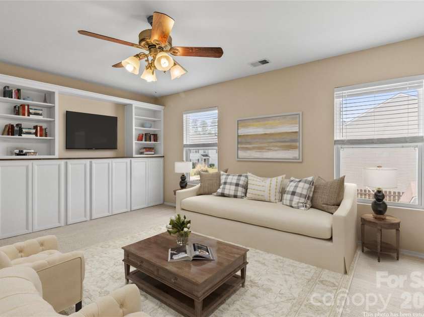 1507 Cold Creek Place, Huntersville, NC 28078.  MLS# CAR4380864, YatesRealty ID 24532. Virtually staged