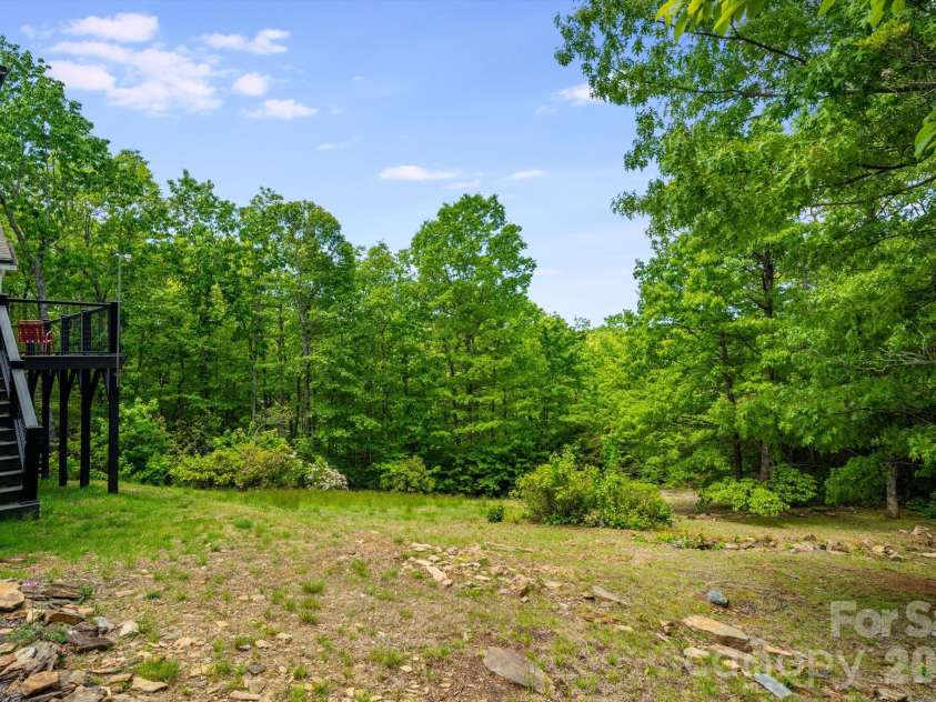 1659 High Rock Acres Drive, Black Mountain, NC 28711.  MLS# CAR4380378, YatesRealty ID 24534. Back Yard with Big Views 