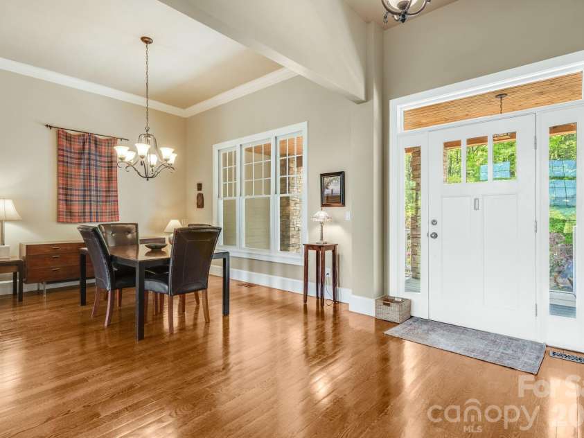 1659 High Rock Acres Drive, Black Mountain, NC 28711.  MLS# CAR4380378, YatesRealty ID 24534. Front Door Entryway 