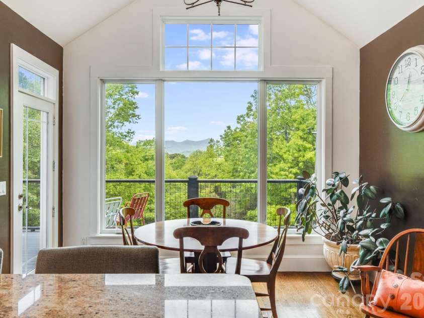 1659 High Rock Acres Drive, Black Mountain, NC 28711.  MLS# CAR4380378, YatesRealty ID 24534. Kitchen with a View 