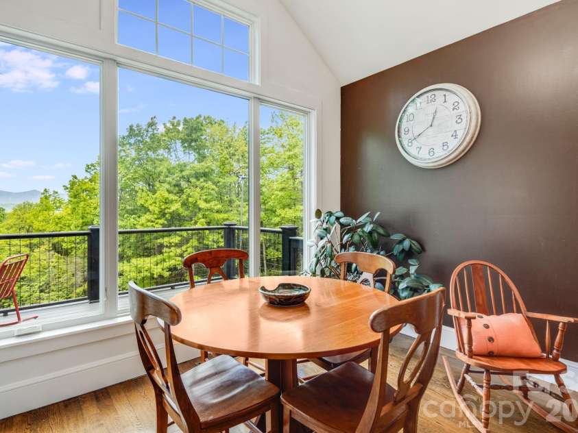 1659 High Rock Acres Drive, Black Mountain, NC 28711.  MLS# CAR4380378, YatesRealty ID 24534. Large Views from Dining