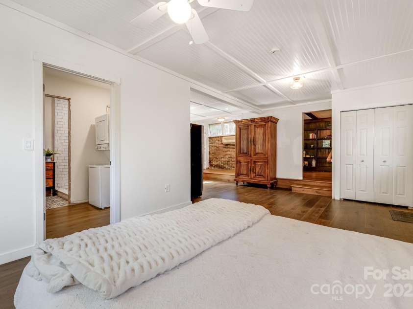 203 Davis Mountain Road, Laurel Park, NC 28739.  MLS# CAR4332728, YatesRealty ID 24540. Lower level second living space, interior and exterior entrances, income potential