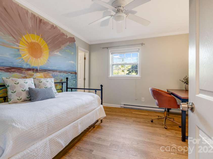 203 Davis Mountain Road, Laurel Park, NC 28739.  MLS# CAR4332728, YatesRealty ID 24540. Secondary bedroom with ensuite full bathroom